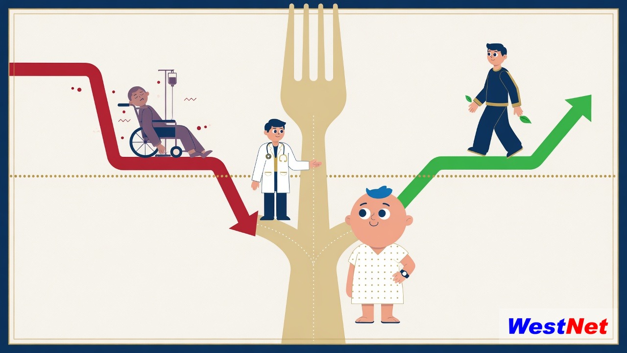 Clinical illustration: suppression path versus restoration path back to patient baseline